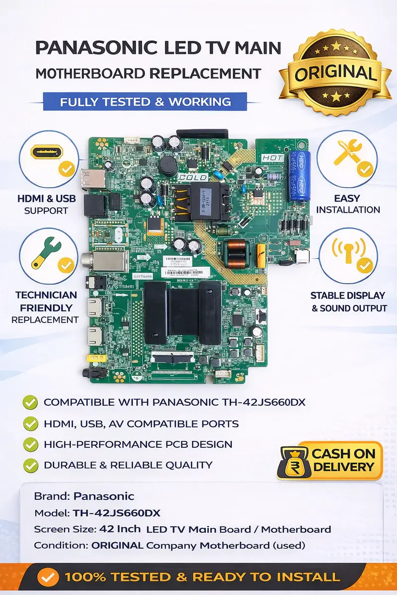 PANASONIC TH 42JS660DX LED TV MOTHERBOARD