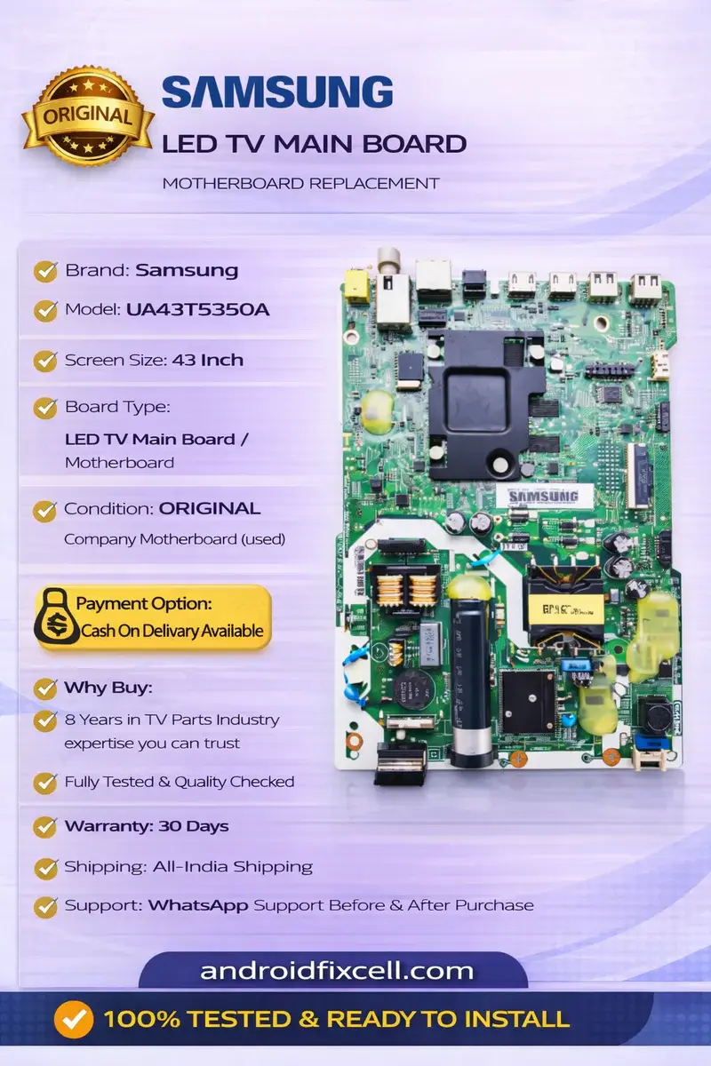 SAMSUNG UA43T5350A LED TV MOTHERBOARD