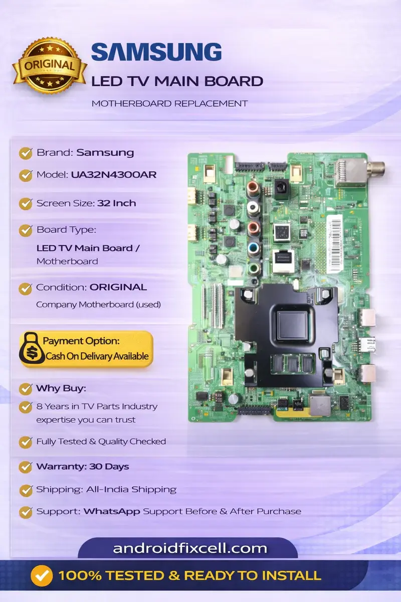SAMSUNG UA32N4300AR LED TV MOTHERBOARD