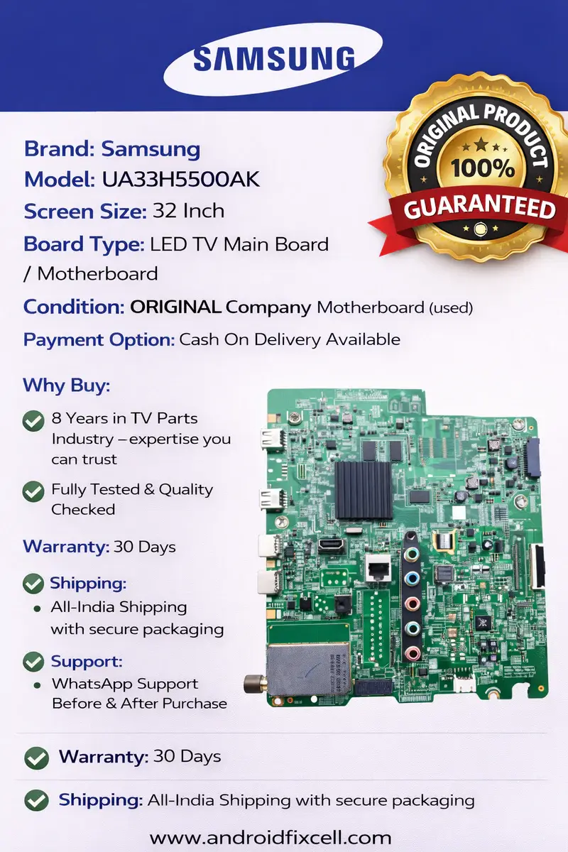 SAMSUNG UA32H5500AK LED TV MOTHERBOARD