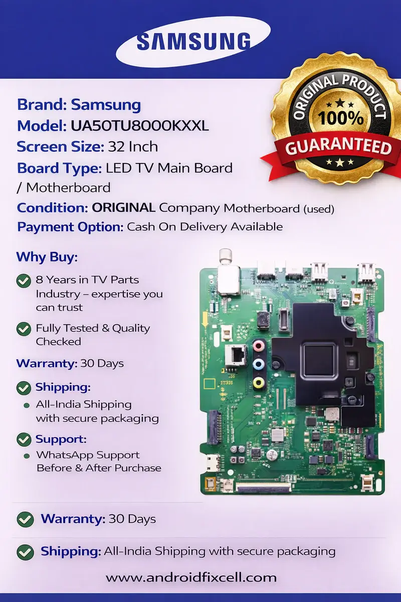 SAMSUNG UA50TU8000KXXL LED TV MOTHERBOARD