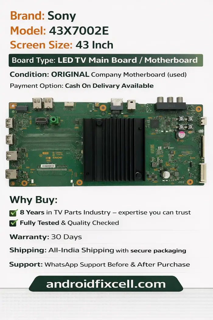 SONY 43X7002E LED TV MOTHERBOARD