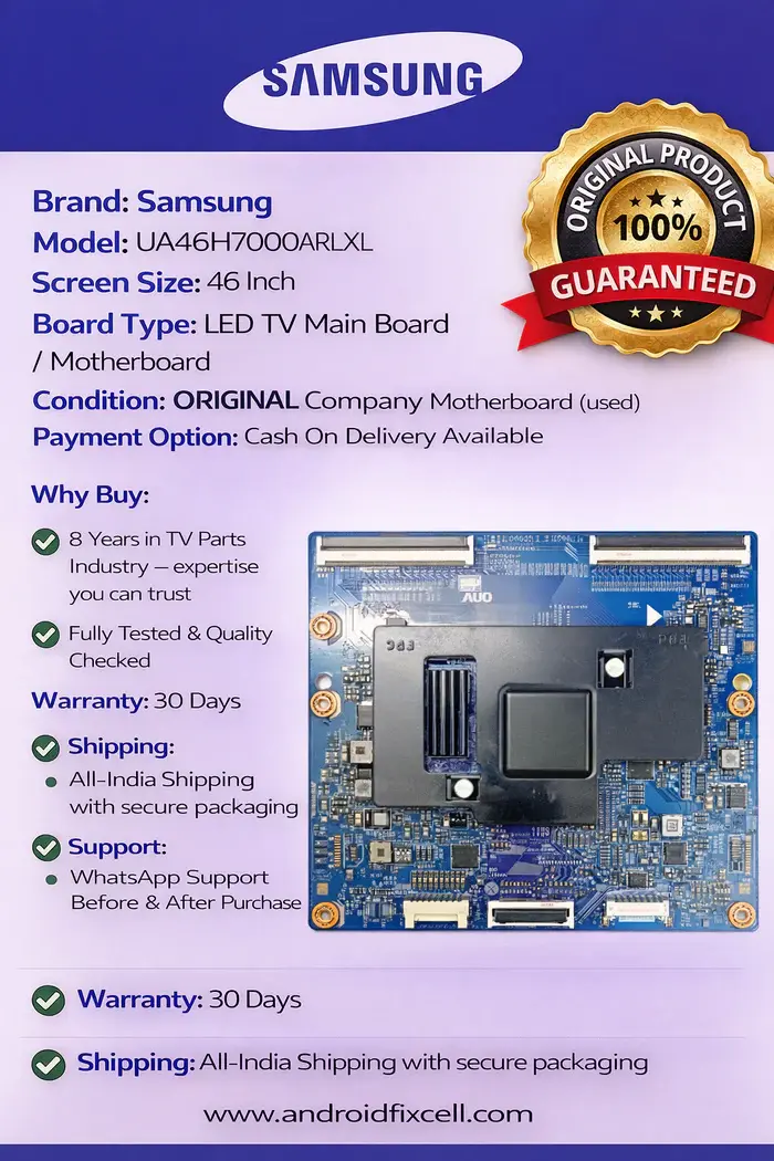 SAMSUNG UA46H7000ARLXL LED TV MOTHERBOARD