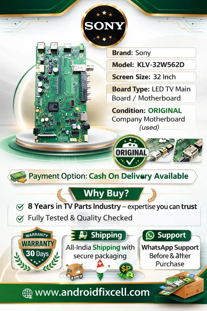 SONY KLV-32W562D LED TV MOTHERBOARD