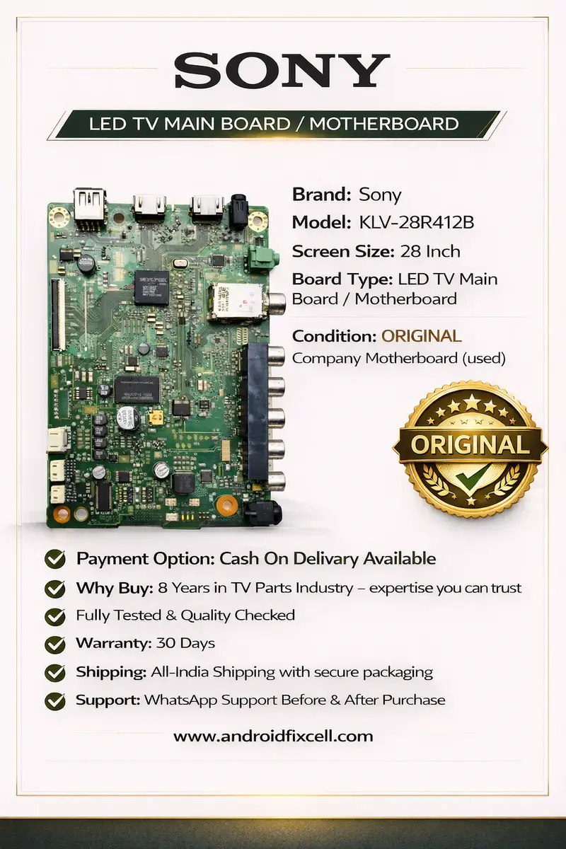 SONY KLV-28R412B LED TV MOTHERBOARD