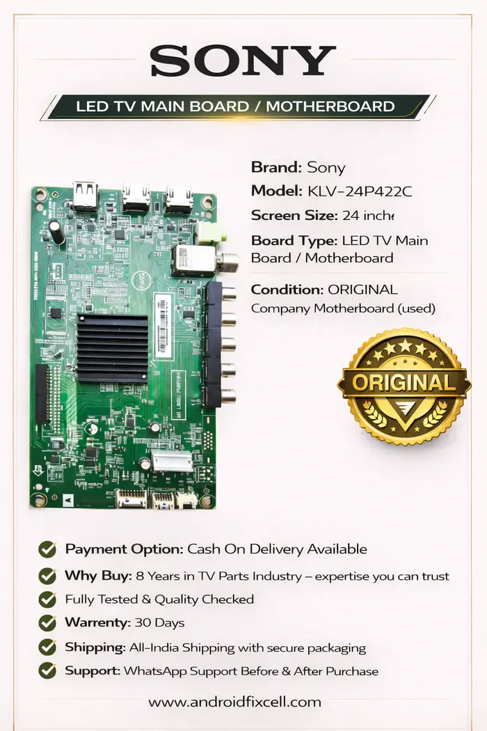 SONY KLV-24P422C LED TV MOTHERBOARD