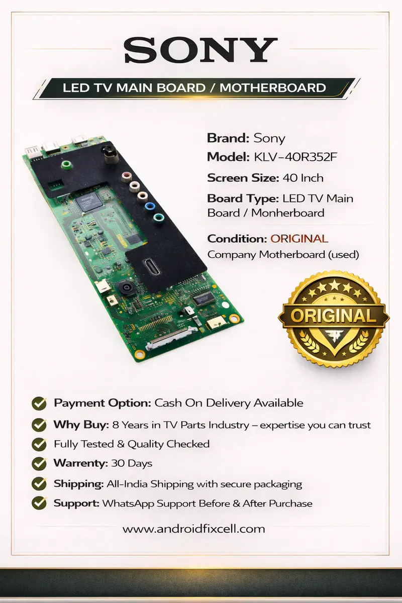 SONY KLV- 40R352F LED TV MOTHERBOARD