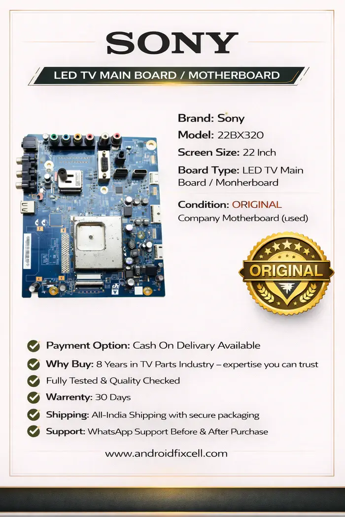 SONY KLV- 22BX320 LCD TV MOTHERBOARD