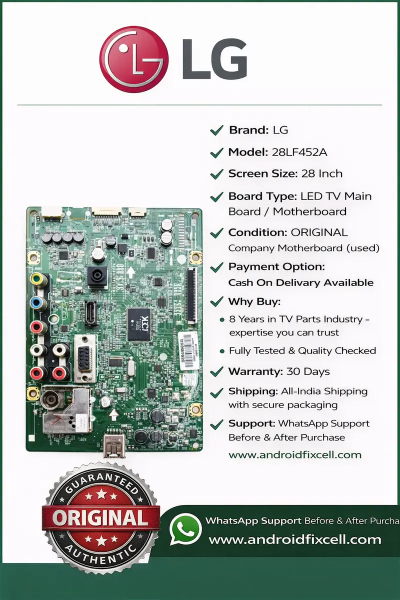 LG 28LF452A LED TV MOTHERBOARD
