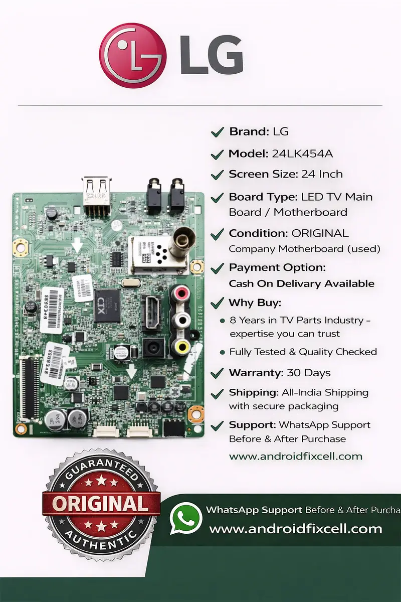 LG 24LK454A LED TV MOTHERBOARD