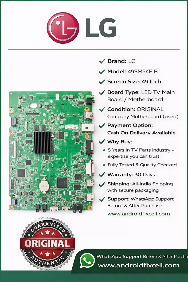 LG 49SM5KE-B LED TV MOTHERBOARD