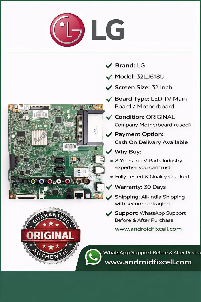 LG 32LJ618U LED TV MOTHERBOARD