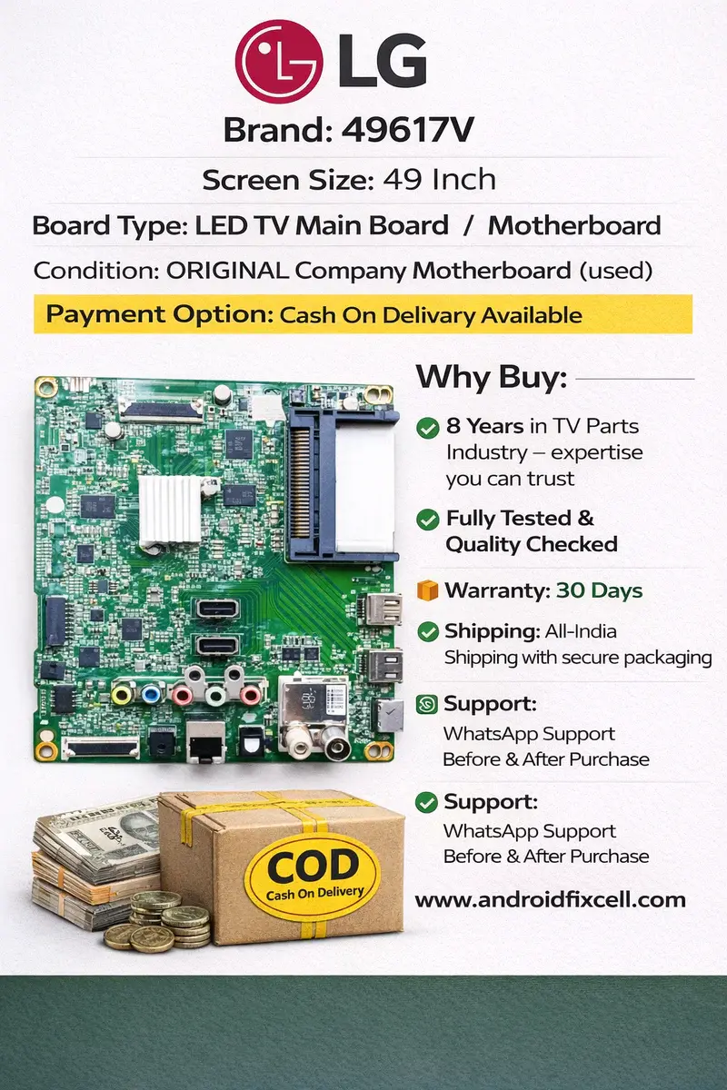 LG 49617V LED TV MOTHERBOARD