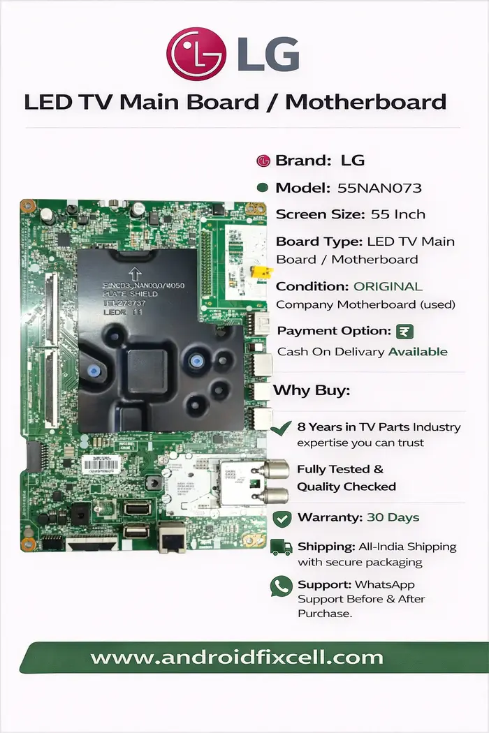 LG 55NANO73 LED TV MOTHERBOARD