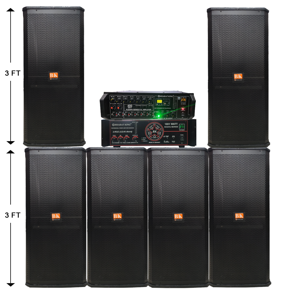 6 TOP D/12 , AMPLIFIER 1001 & 400 W