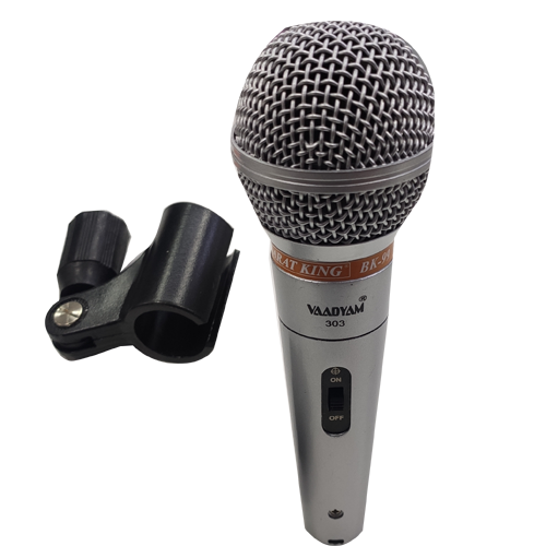 MIC SILVER COLOUR & 10 METER WIRE