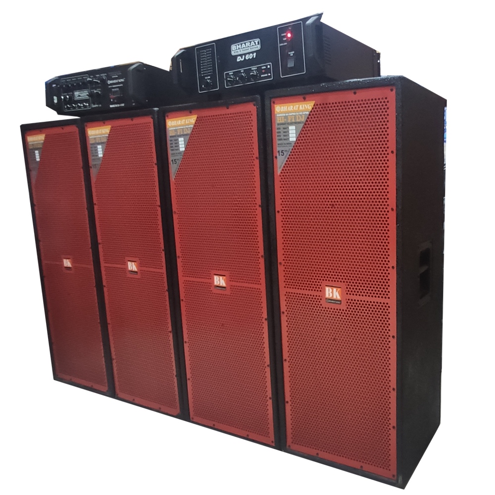 4 COLUMN ( 3.5 FT ) & 2 AMPLIFIER ( 660 WATT & 600 WATT )