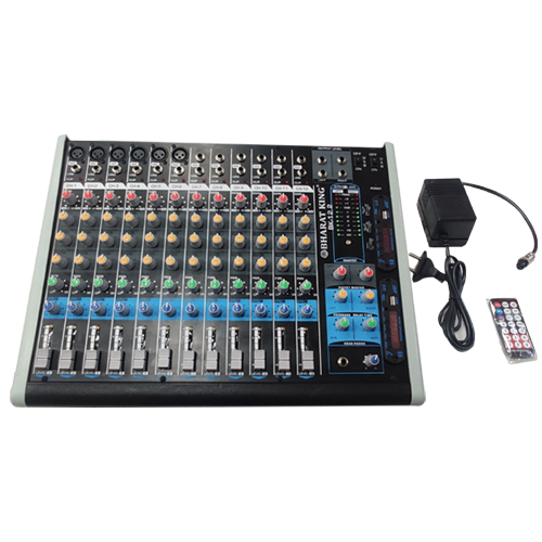12 CHANNEL STEREO MIXER WITH DOUBLE USB