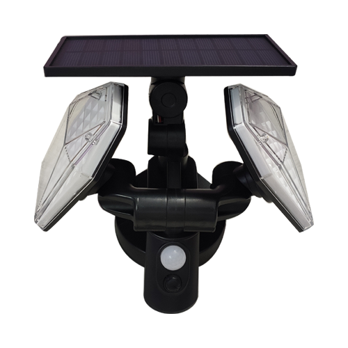Solar Lights Outdoor, 2 Adjustable Heads Solar Security Lights