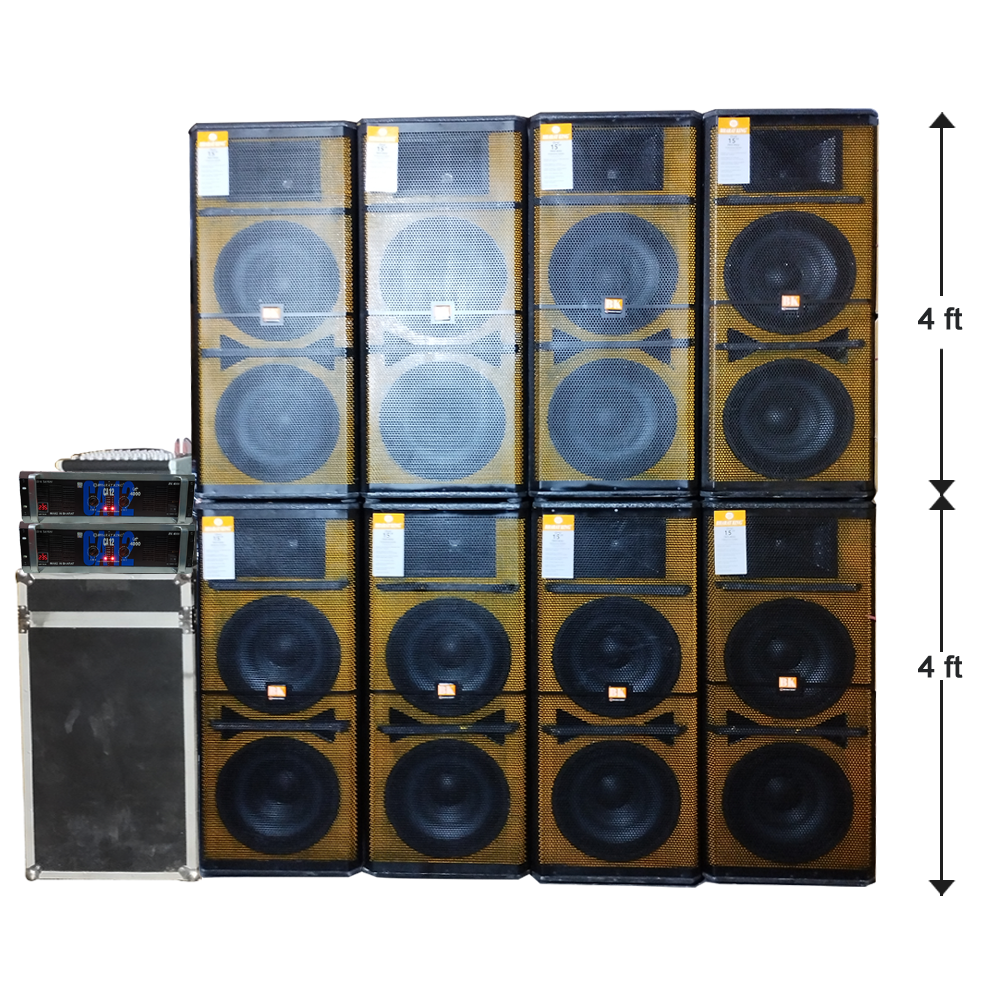 8 TOP D/ 15 WITH 2 AMP ( 4000 W )