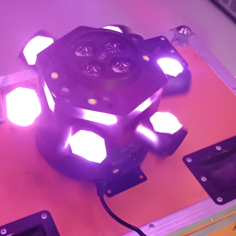 6 Arm Bee Eyes LED Beam Moving Head Light