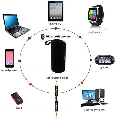 PLASHPROOF + WATERPROOF HIGH BASS SOUND WIRELESS BLUETOOTH SPEAKER WITH USB/AUX & SD CARD SUPPORT COMPATIBLE WITH ALL DEVICES – ASSORTED COLOUR