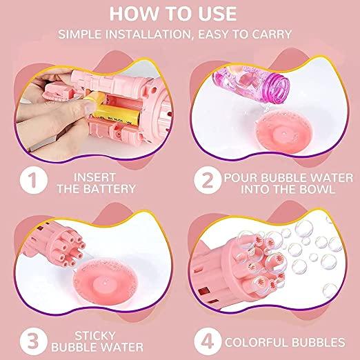 8-Hole Bubble Gun TOY