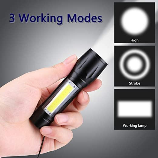 FLASH LIGHT WITH 3 ADJUSTABLE MODES