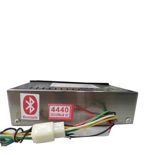 CAR STEREO (4440 DOUBLE IC) RED AND BLACK COLOUR