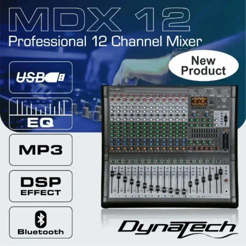 Dynatech MDX-12 12 Channel Live Mixer
