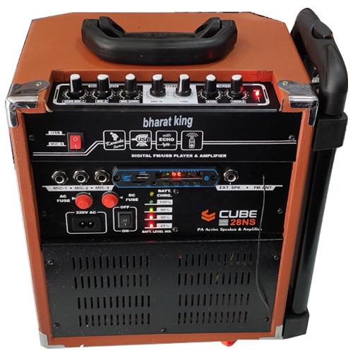 CUBE 8 INCH  SPEAKER WITH 1 WIRELESS MIC