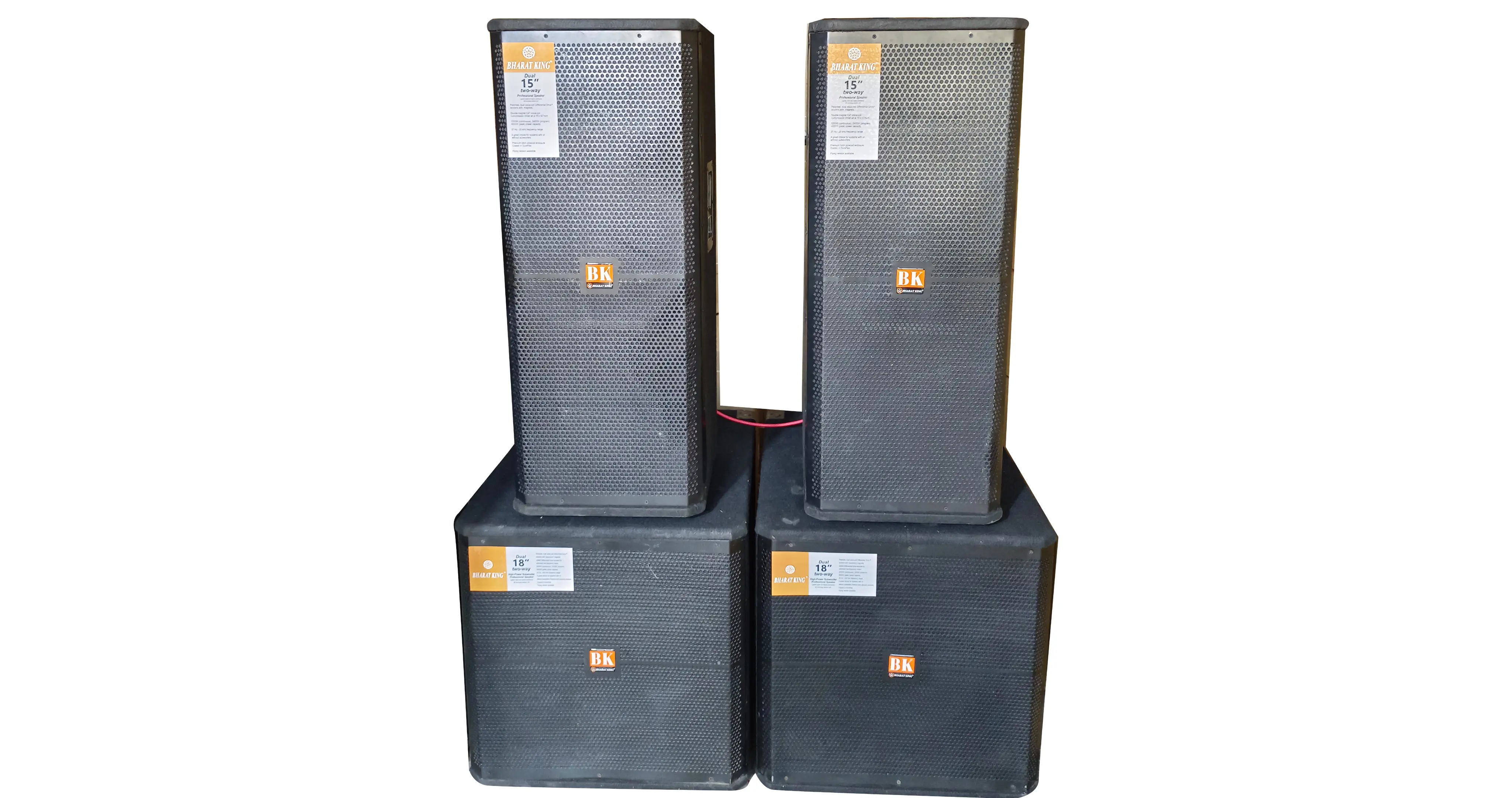 2 TOP D/12 & 2 SINGLE BASS