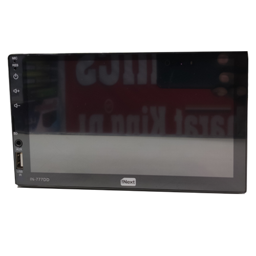 Double Din Car Music System Car Stereo with Touch Screen, Mirror Link, Bluetooth, Car Media Player and LED Car Camera/Reverse Camera