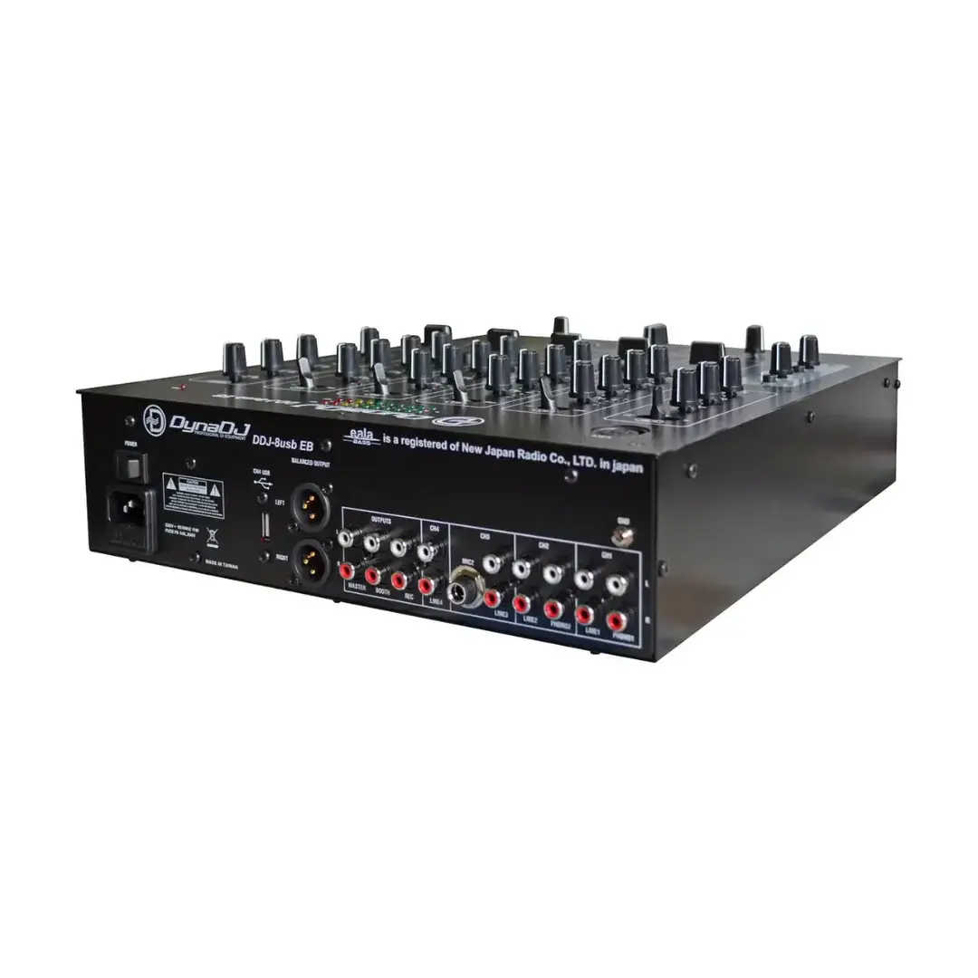 DDJ-8USB EB 4-Ch DJ Mixer with USB & Bass Eala Effects