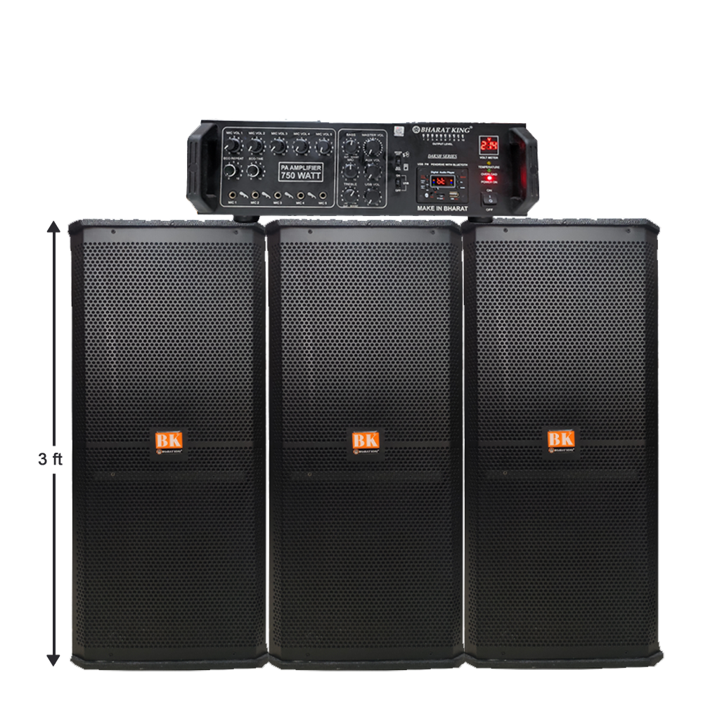 AMPLIFIER 750 WATT & 3 COLUMN ( 3 FT )