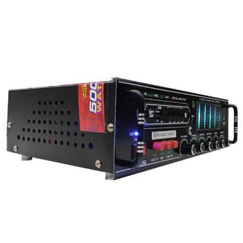 4 TRANSISTOR AMPLIFIER WITH LIGHTING