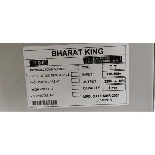 5 KV MANUAL STABILIZER WITH 4 SOCKET