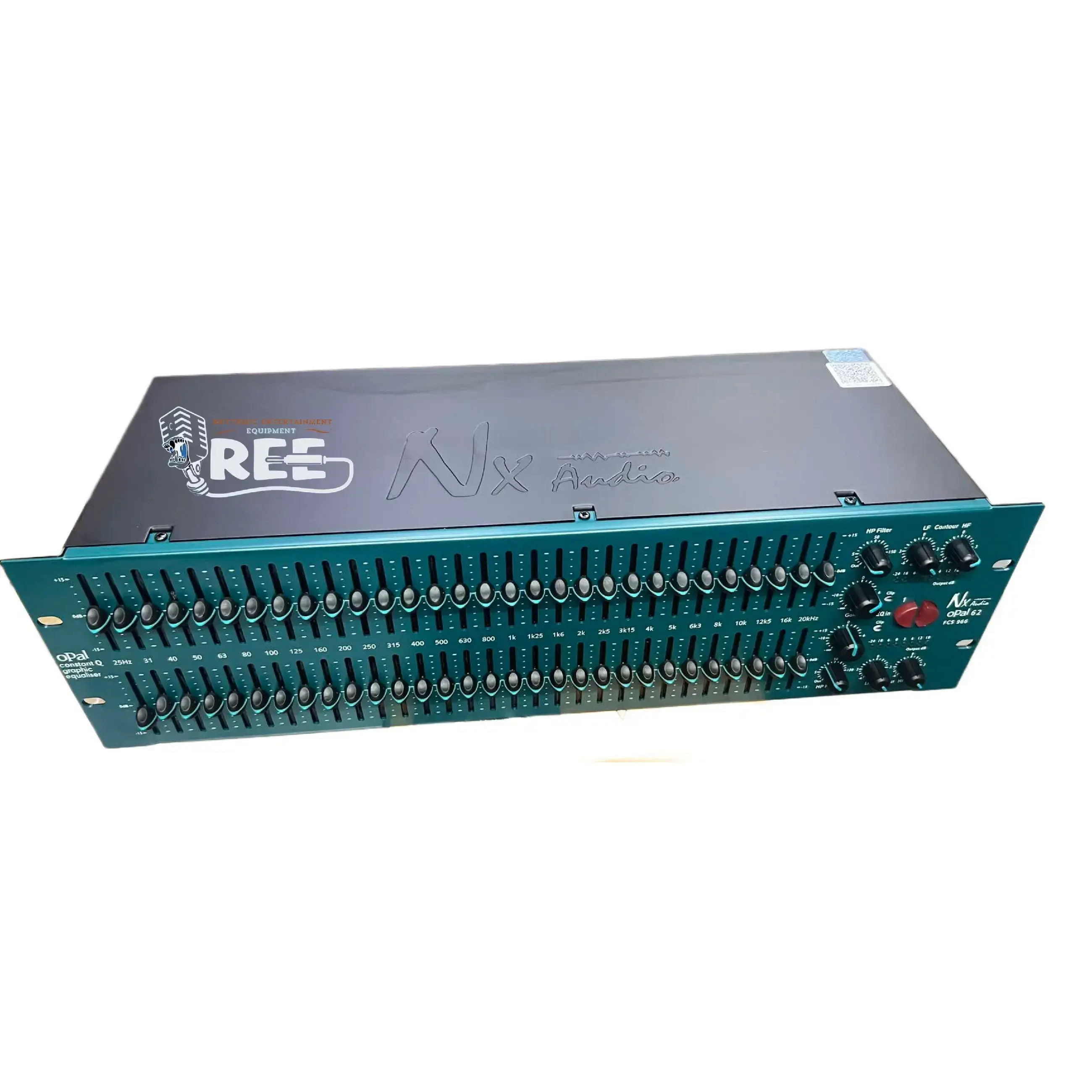 NX AUDIO OPAL62 31+31 CONSTANT Q GRAPHIC EQUALIZER