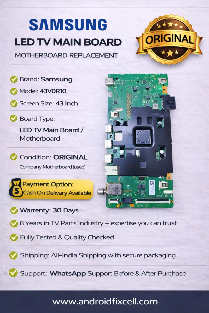 SAMSUNG 43V0R10 LED TV MOTHERBOARD