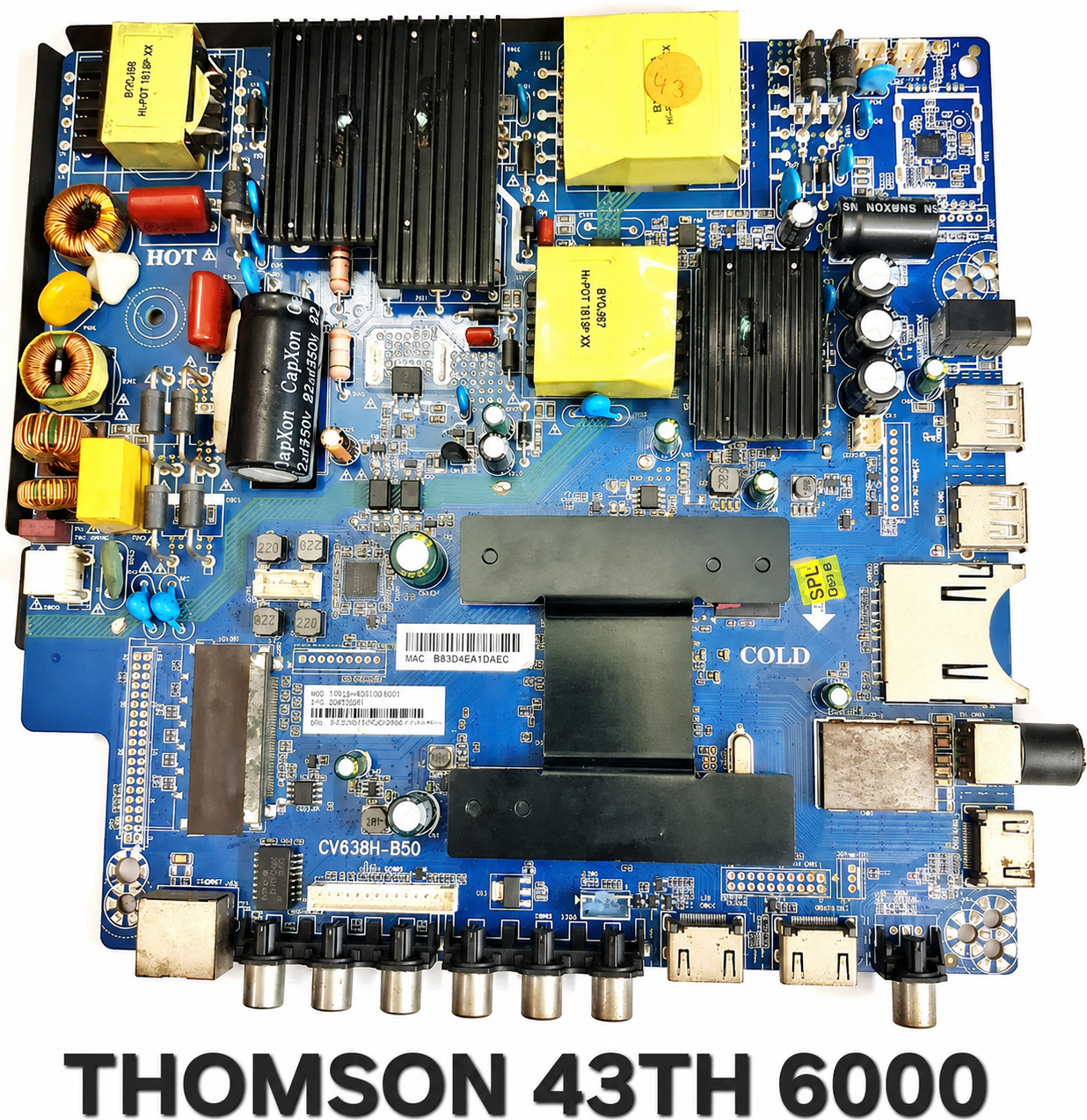 THOMSON 43TH 6000 TV MOTHERBOARD