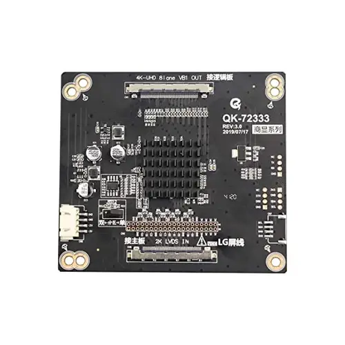 2k Input 4k Converter led Board QK72333 Output with Strip