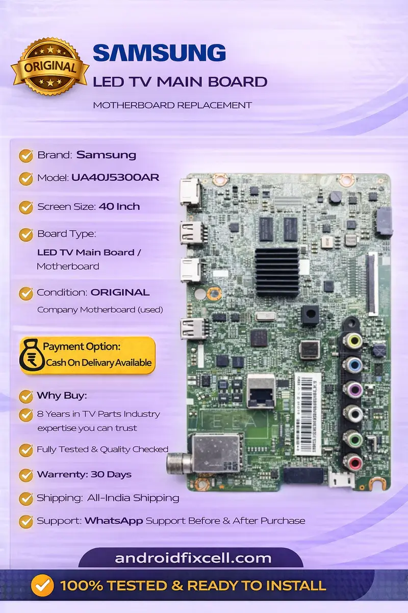 SAMSUNG UA40J5300AR LED TV MOTHERBOARD