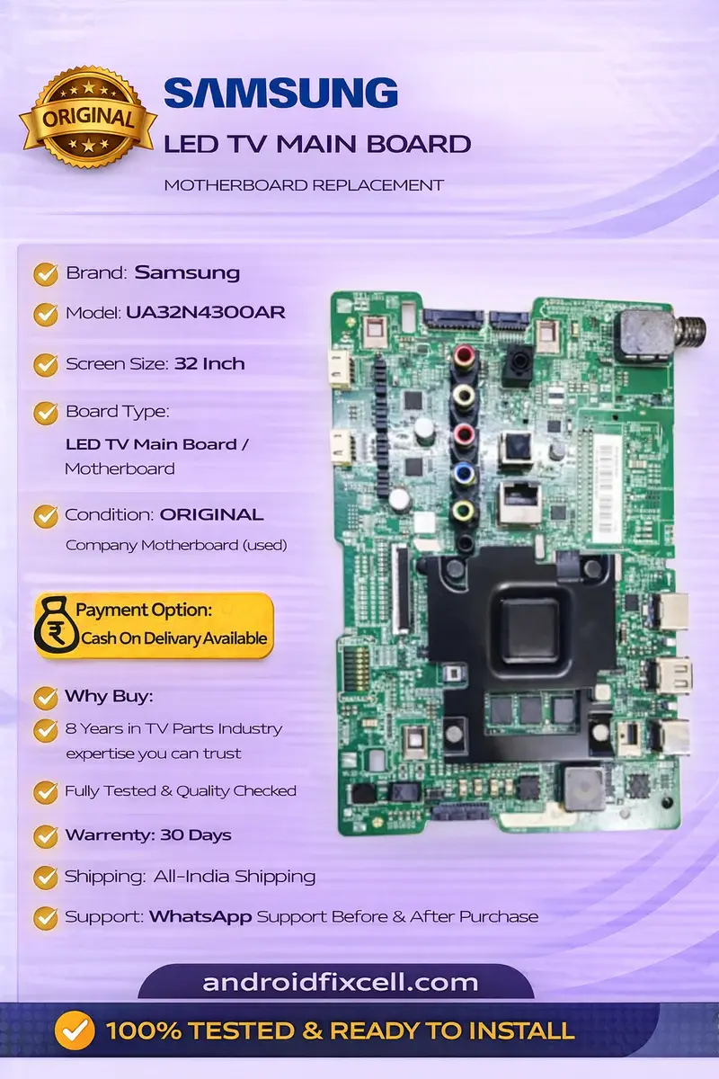 SAMSUNG UA32N4300AR LED TV MOTHERBOARD