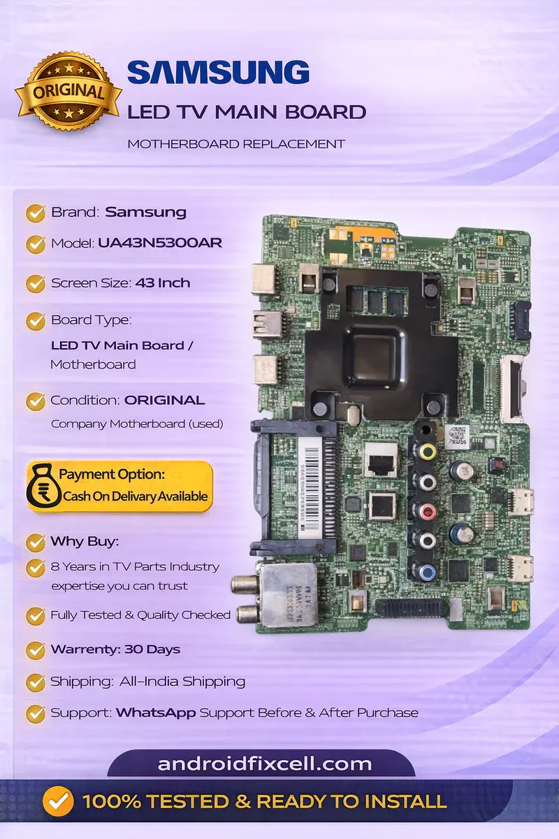 SAMSUNG UA43N5300AR LED TV MOTHERBOARD