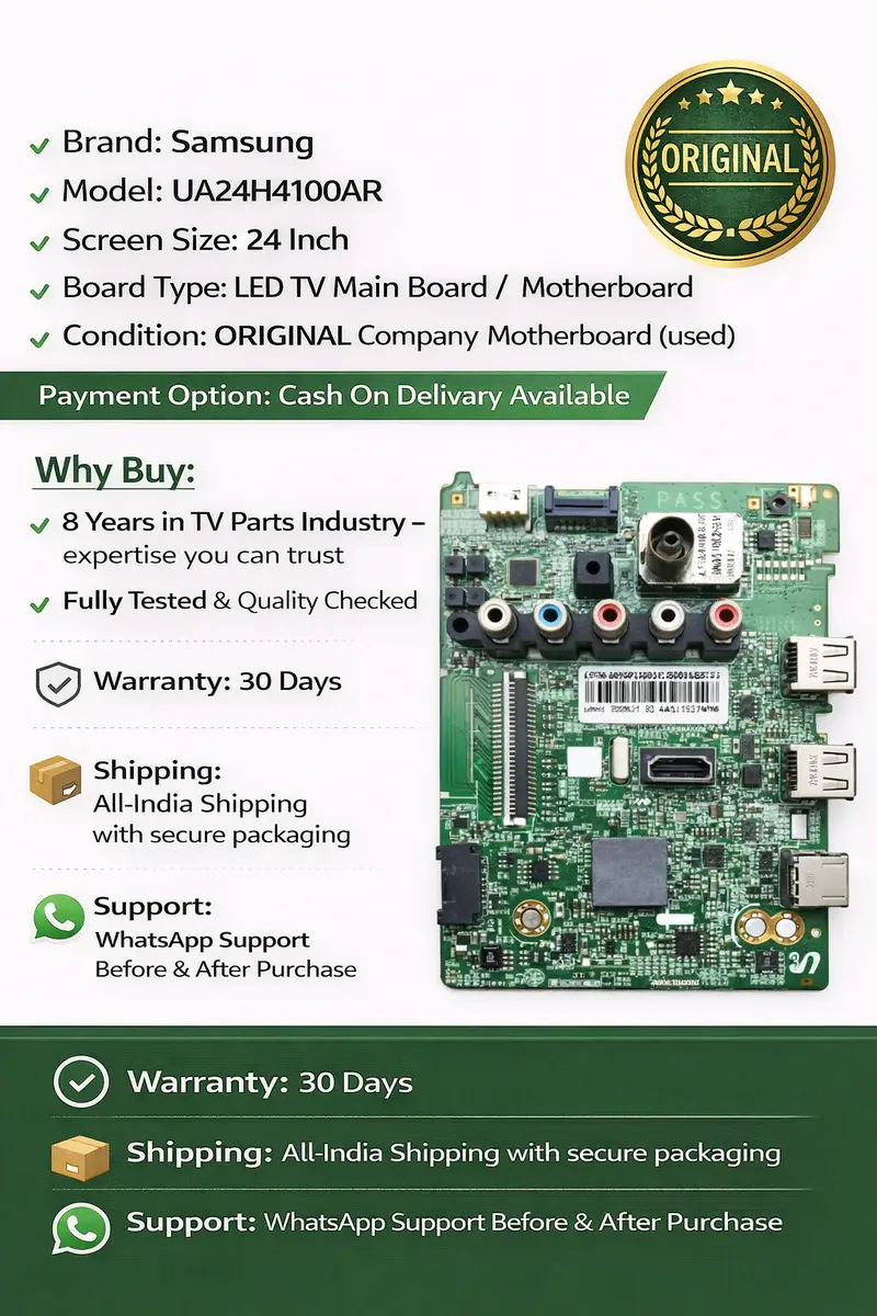 SAMSUNG UA24H4100AR LED TV Motherboard