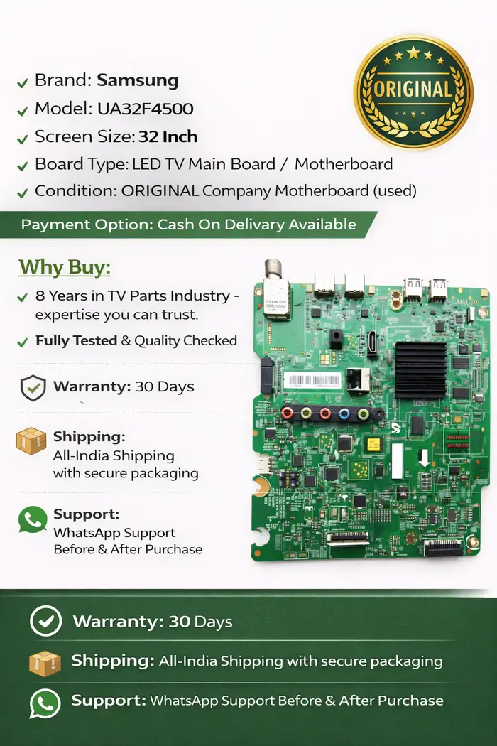 SAMSUNG UA32F4500 LED TV Motherboard