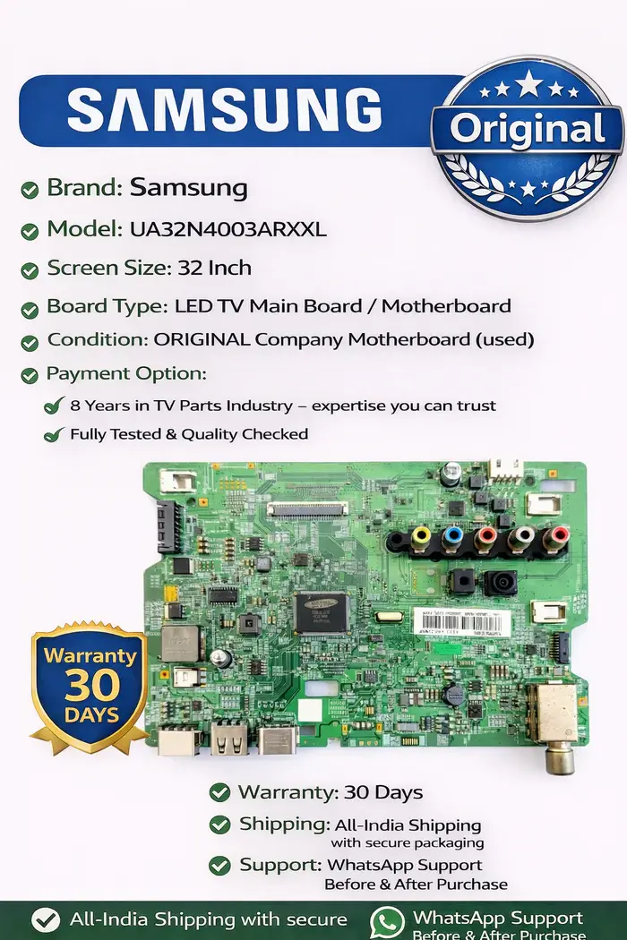 SAMSUNG UA32N4003ARXXL LED TV MOTHERBOARD