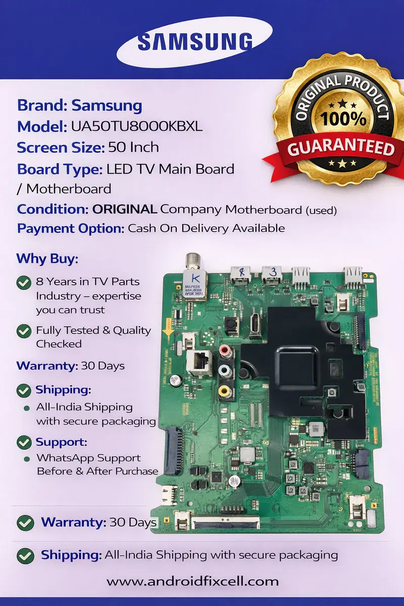SAMSUNG UA50TU8000KBXL LED TV MOTHERBOARD
