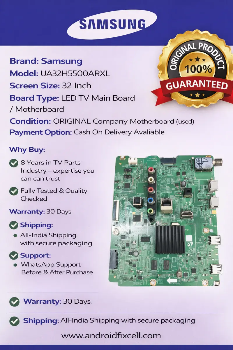 SAMSUNG UA32H5500ARXL LED TV MOTHERBOARD