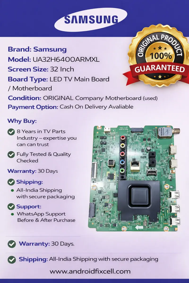 SAMSUNG UA32H6400ARMXL LED TV MOTHERBOARD